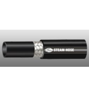 Steam (Greenline) Hose – High Temp Textile and Steel Reinforced Hose for Steam, Hot Water Transfer Industrial Use, Durable and Safe with Long Service Life